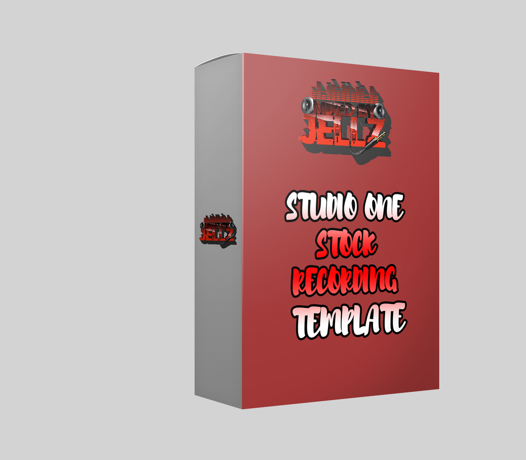 Studio One Stock Recording Template